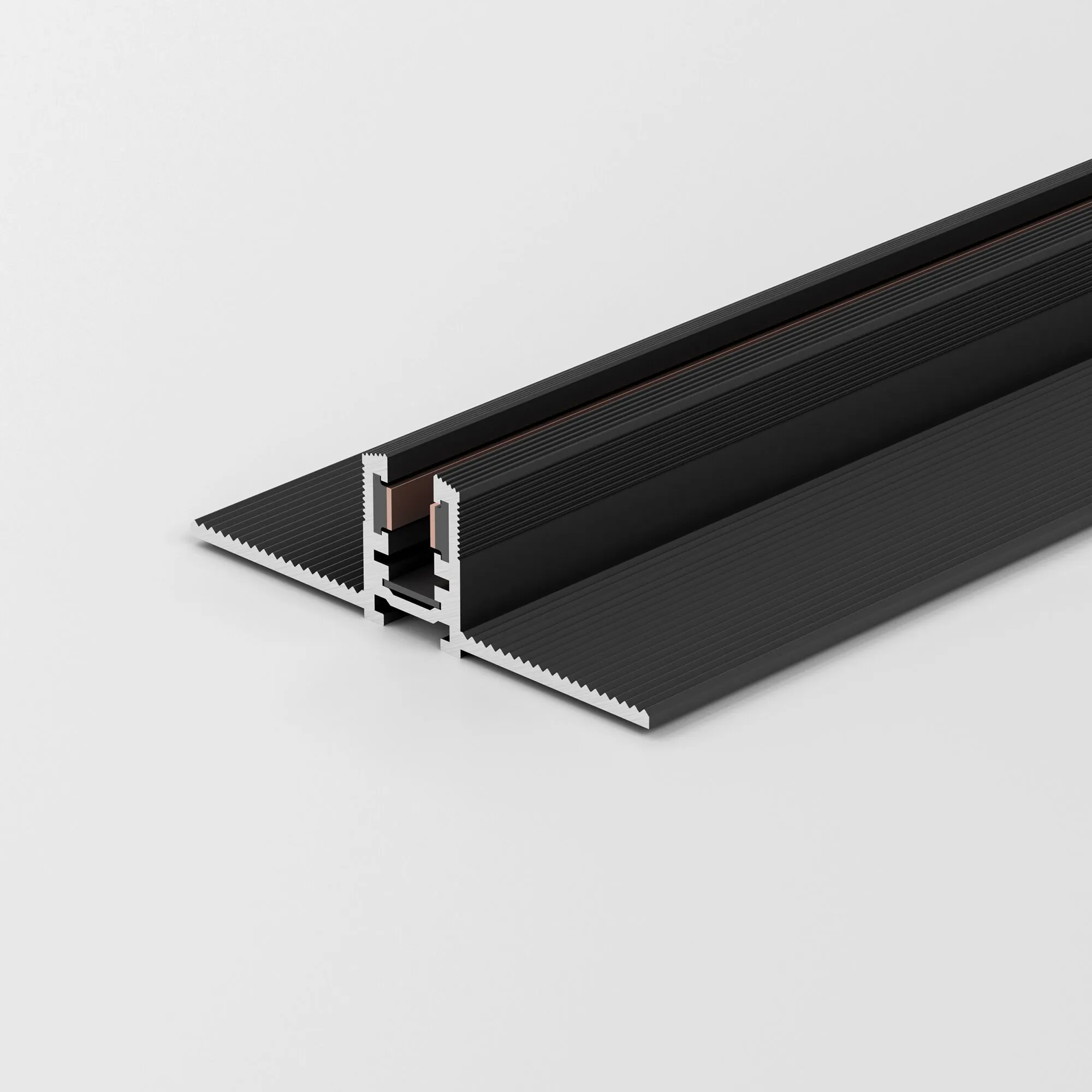 Mini Magnetic Шинопровод встраиваемый (черный) (2м) - Фото 8