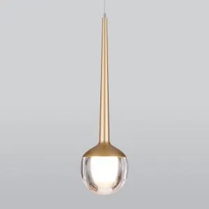 Светильник светодиодный подвесной DLS028 6W 4200K золото Elektrostandard a047770