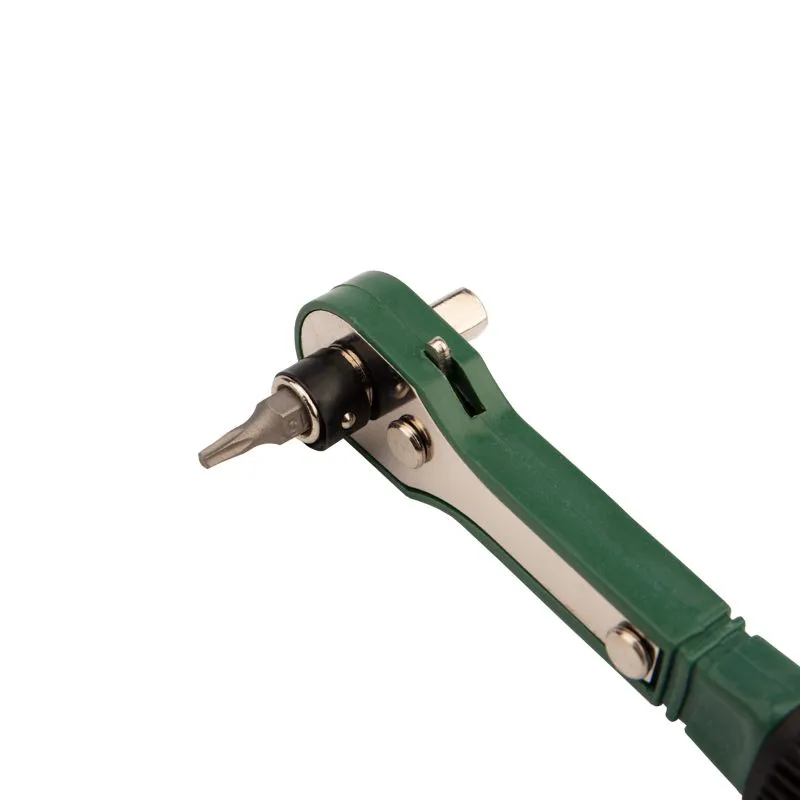 Набор головок и бит с ключом-трещоткой 17 предметов REXANT - Фото 3