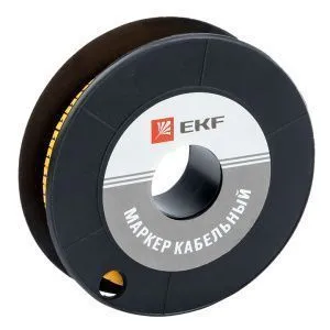 Маркер кабельный 1,5 мм2 "1" (1000 шт.) (ЕС-0) EKF plc-KM-1.5-1
