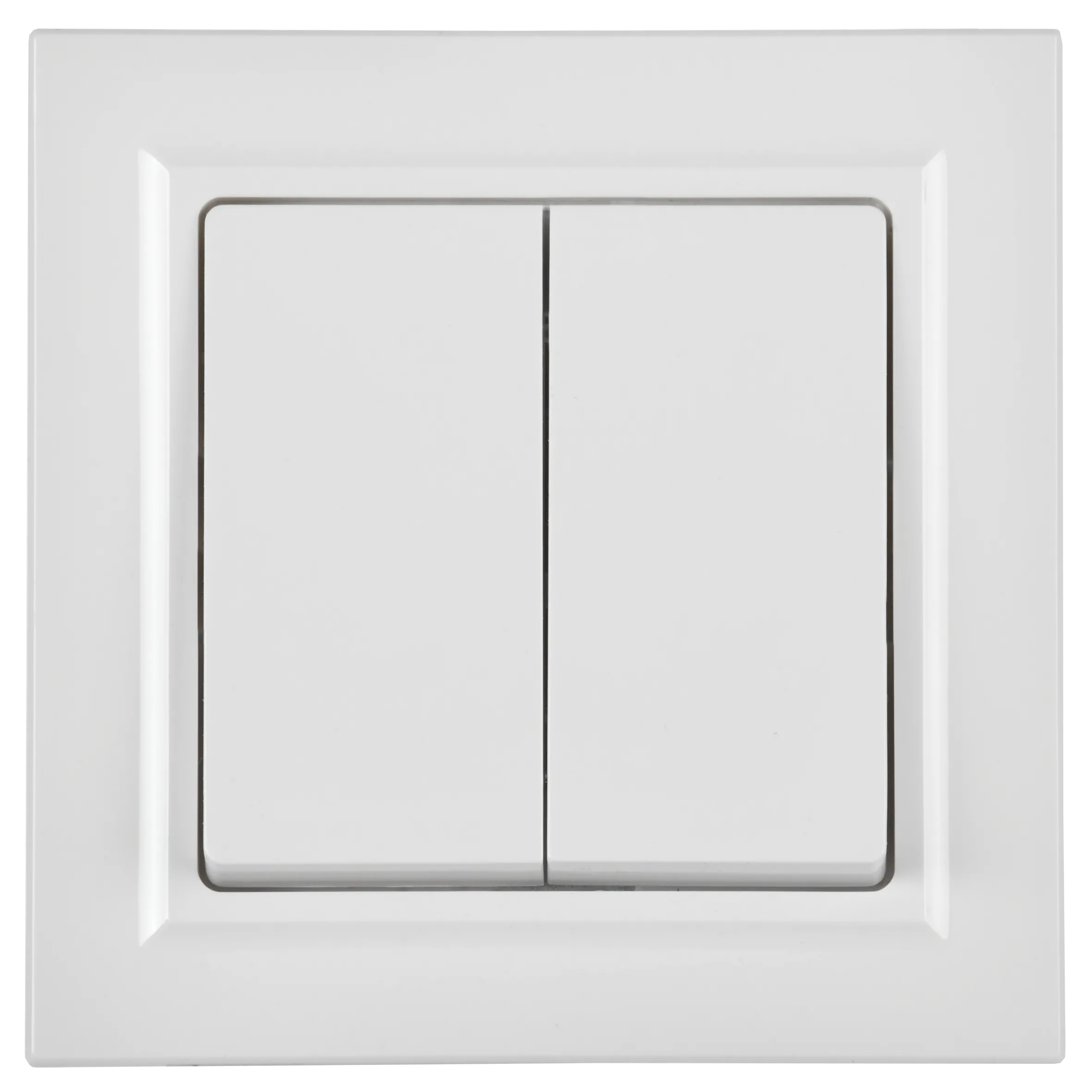 BRITE Выключатель 2-клавишный проходной 10А ВС10-2-6-БрБ белый IEK - Фото 5