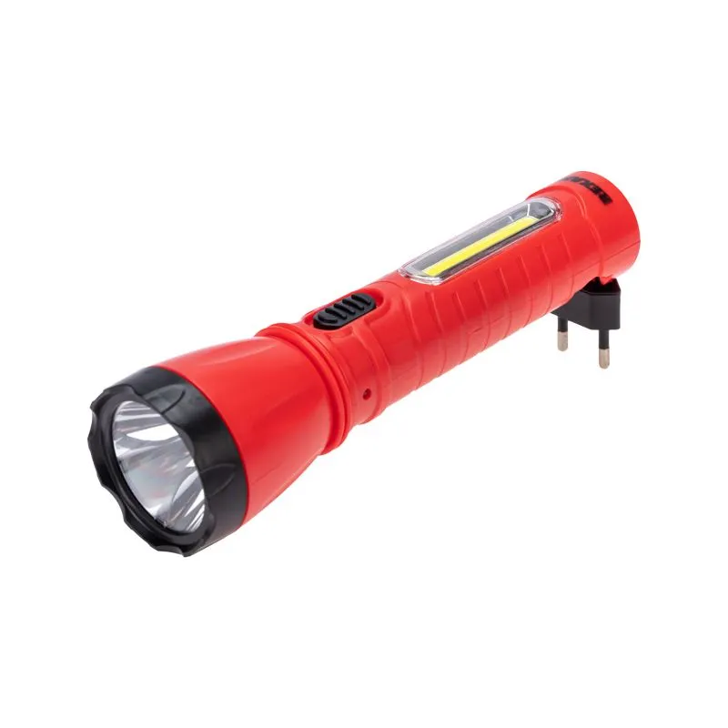 Фонарь универсальный, двухрежимный, со встроенной евровилкой, зарядка от сети 220В, СОВ REXANT - Фото 4