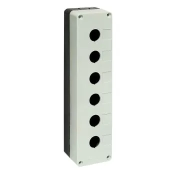 КП106 пластиковый 6 кнопок белый EKF