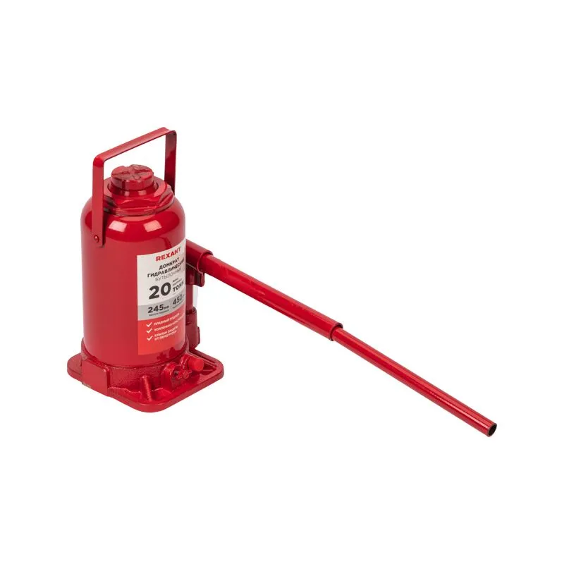 Домкрат гидравлический бутылочный 20т REXANT - Фото 4