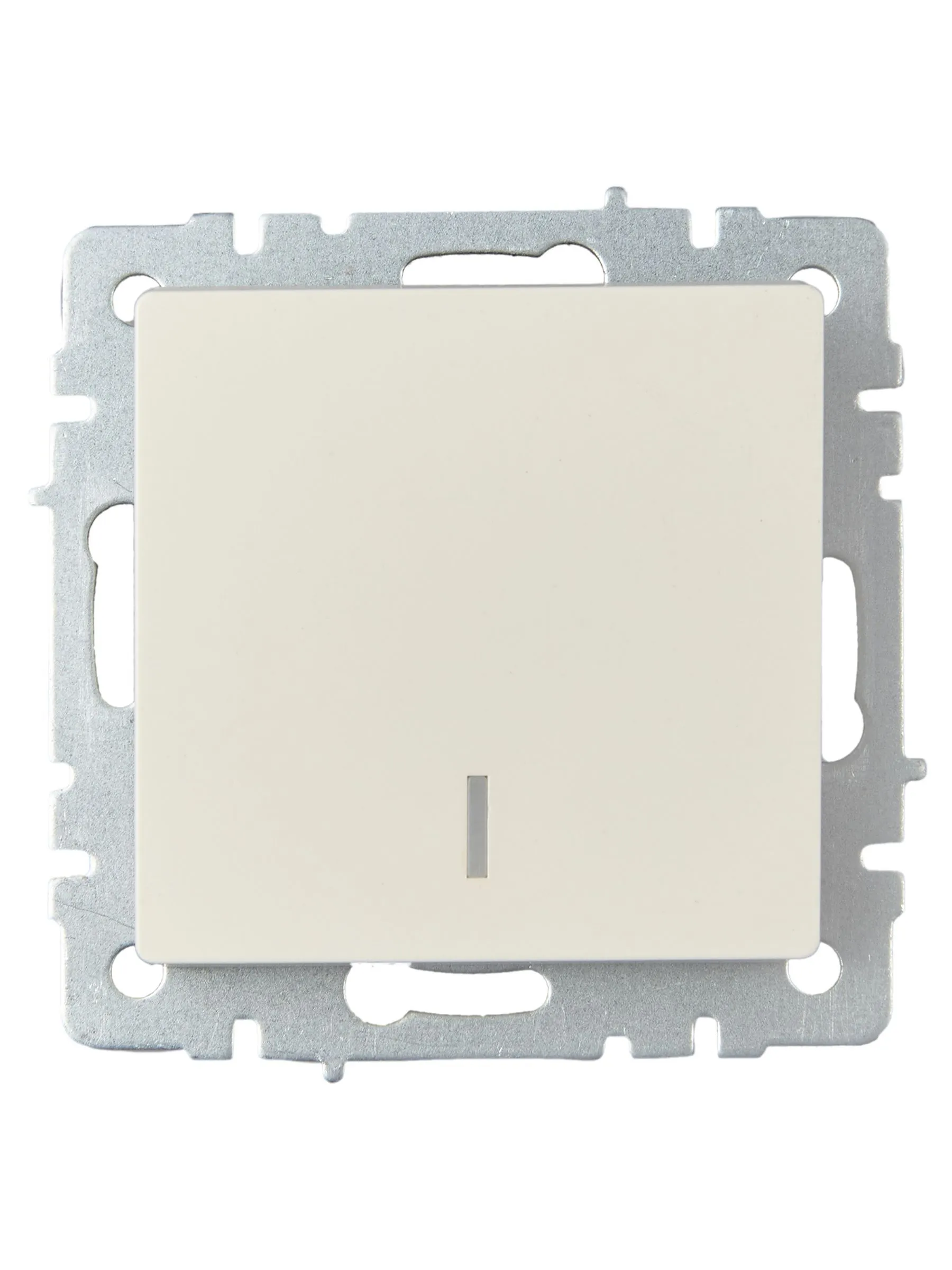 BRITE Выключатель 1-клавишный проходной с индикацией 10А ВС10-1-7-БрКр бежевый IEK - Фото 7