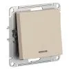 Переключатель 1-кл. AtlasDesign с подсветкой (сх.6а) 10AX механизам песочн. SE ATN001263 1712776