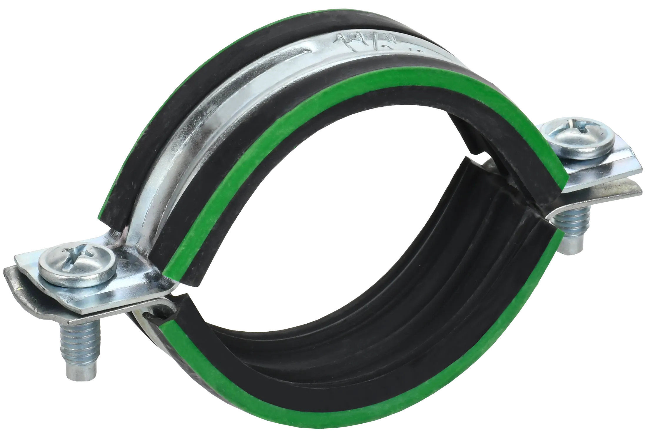 ELASTA Скоба металлическая двухкомпонентная с резиновым уплотнителем d=20-24мм IEK