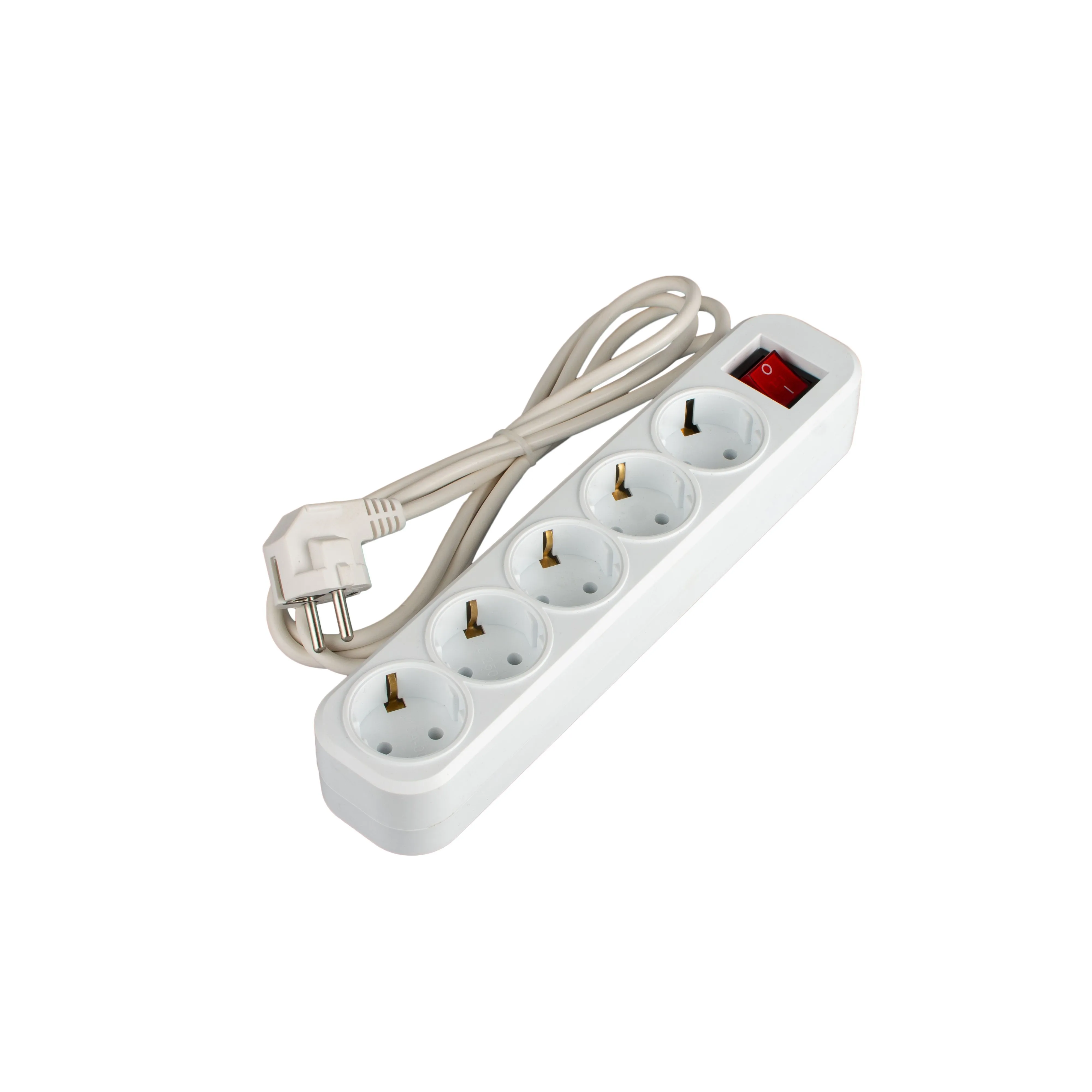 Сетевой фильтр СФ05 ПВС 3*0,75 (10А) 5гн. 3м. белый DEKRON DEK0905-1503