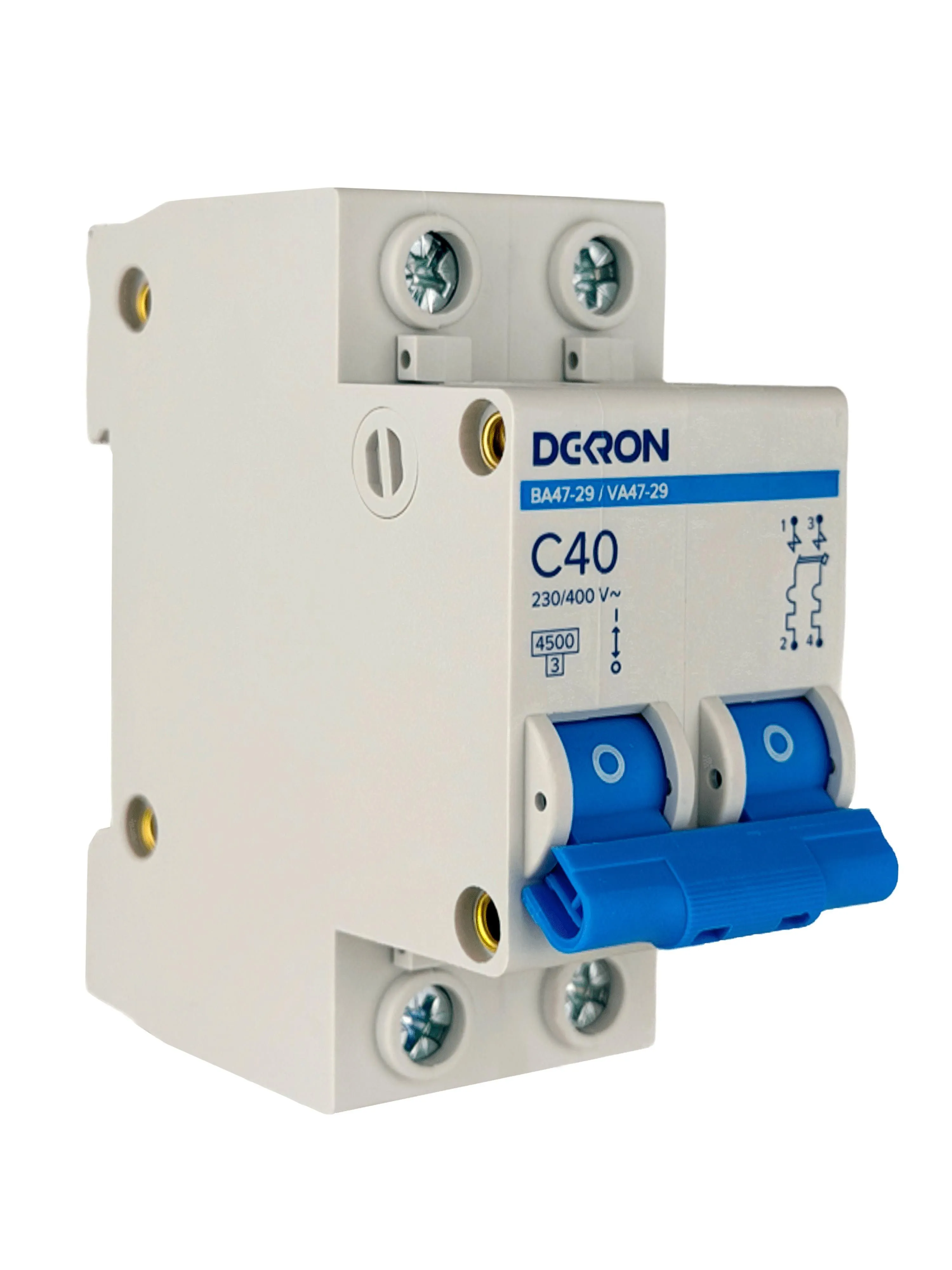 Автоматический выключатель ВА47-29 2P С40A 4,5кА - Фото 3