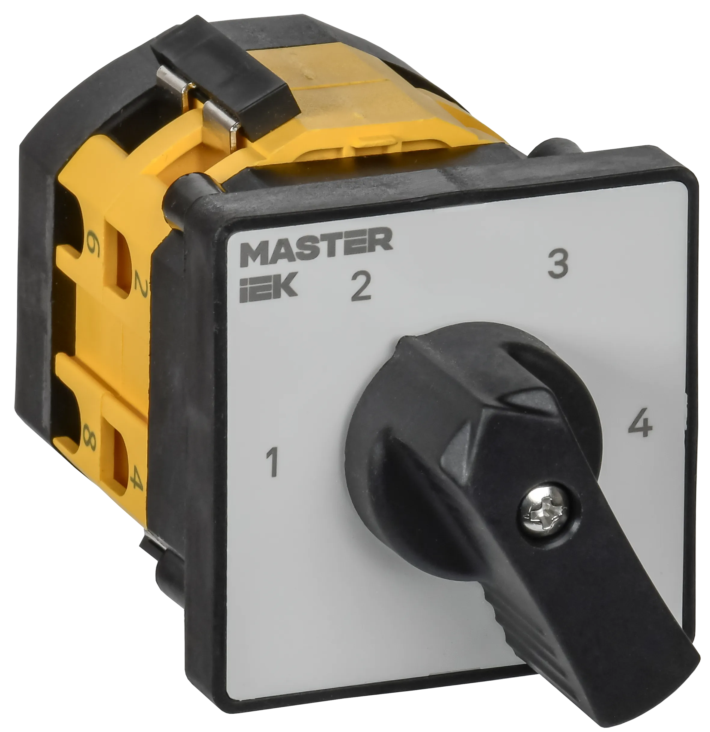 Переключатель кулачковый стандартная рукоятка 10А схема 83 IEK MI-CS10-010-083