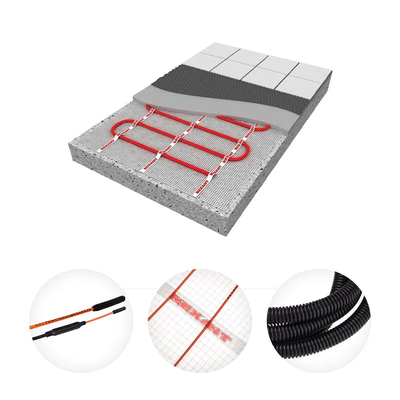 Теплый пол, нагревательный мат Extra 6м², 0,5х12м, 960Вт двухжильный REXANT - Фото 3