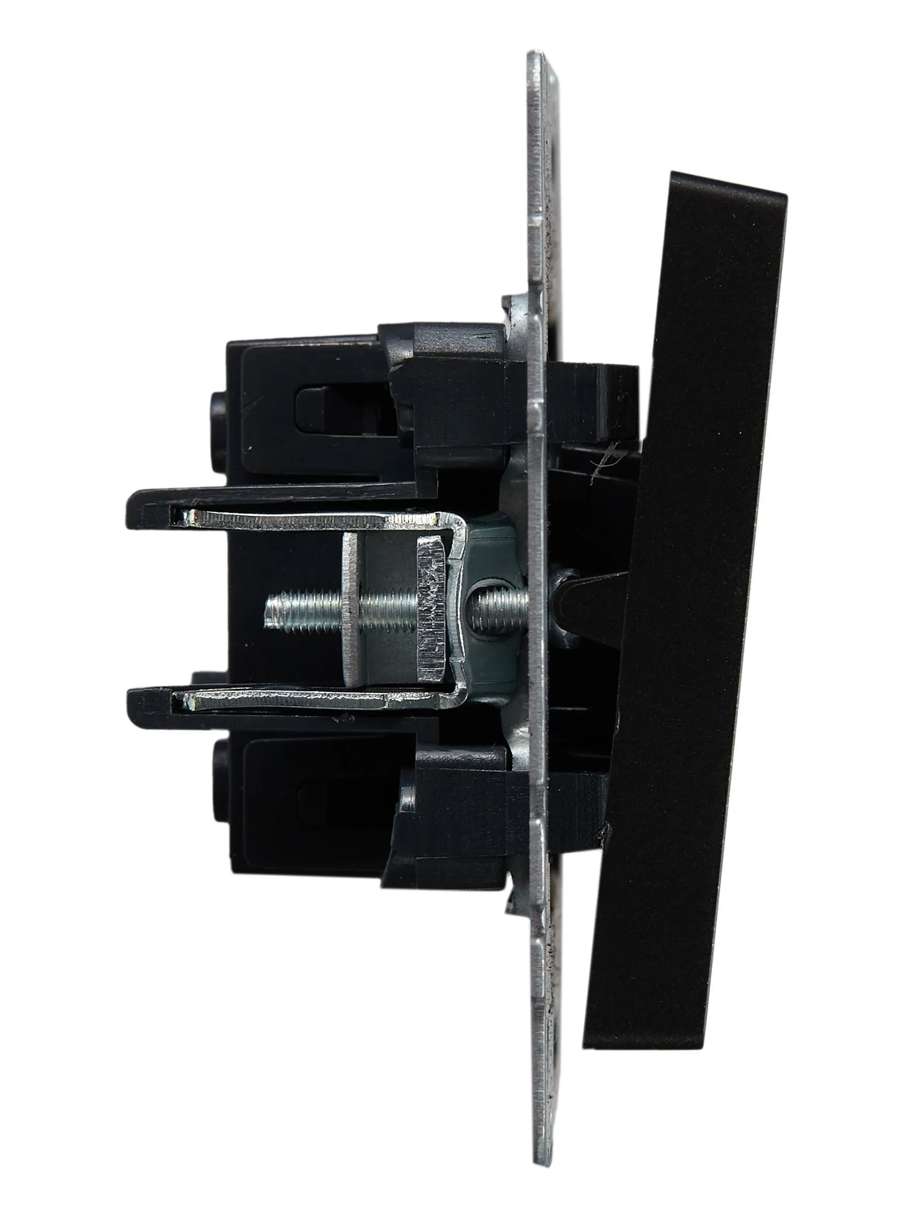 BRITE Выключатель 1-клавишный проходной 10А ВС10-1-6-БрЧ черный IEK - Фото 7