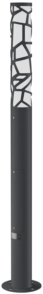 Светильник L-park PILLAR 2,4/40/С/840/03/PKII-71/220AC IP66 VP RAL7035 Муар LEDEL PP40-3412-3115-18234