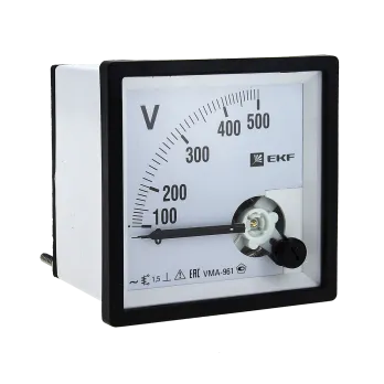 VMA-961 аналоговый на панель (96х96) квадратный вырез 500В прямое подкл. EKF PROxima
