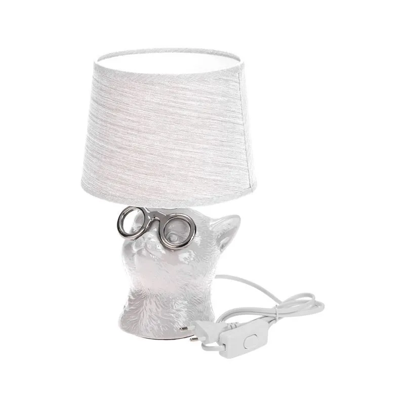 Светильник декоративный "Кот в очках", цоколь Е14, 40Вт, белый REXANT 603-1033