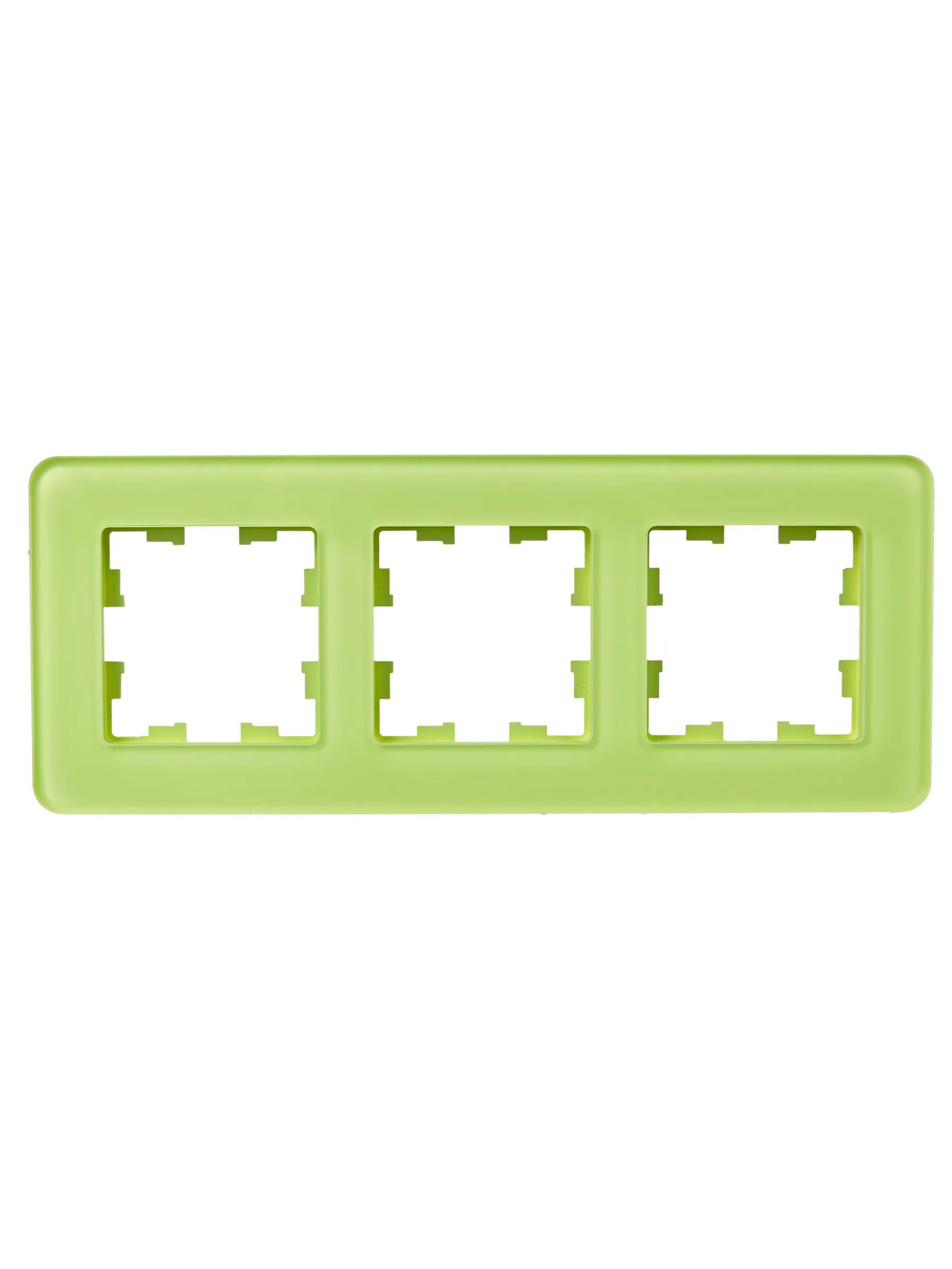 BRITE Рамка 3-местная РУ-3-2-Бр стекло эко грин RE IEK - Фото 7