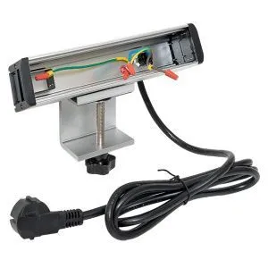 Встраиваемый настольный розеточный блок для крепления к столу, 10 модулей, C-Line cl-vnbco-10-s