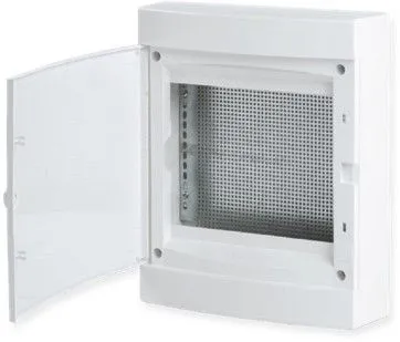 Щит слаботочный навесной "Unix" прозрачная дверь 2 габарит 361x287x112 IP40