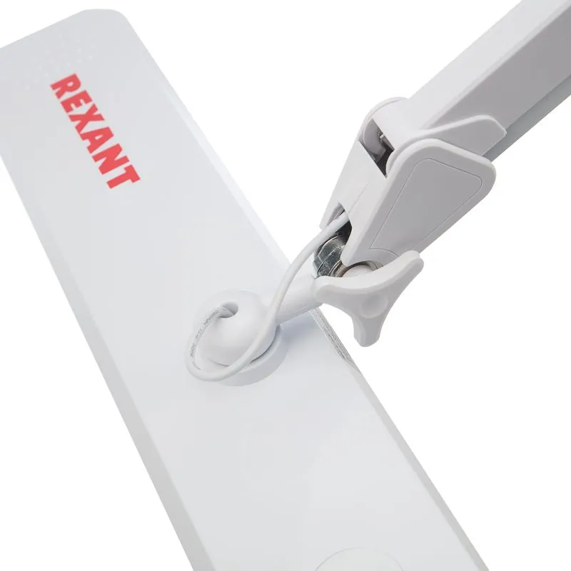 Лампа настольная бестеневая, струбцина, ECO light, 324 SMD LED, диммер, теплый/холодный свет, белая REXANT - Фото 5