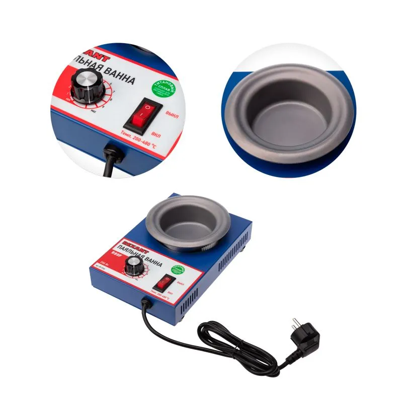 Паяльная ванна, модель R80F, 250Вт, ø80мм, 200-480 °C, бессвинцовая REXANT - Фото 3