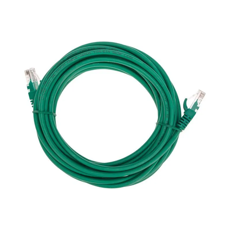 Патч-корд U/UTP, CAT 5e, RJ45-RJ45, 26AWG, LSZH, зеленый, 5м REXANT 02-0106-5