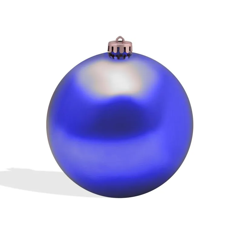 Елочная фигура Шар, 15 см, цвет синий матовый 502-303