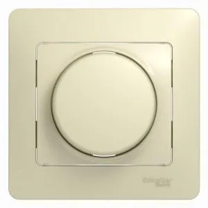 Светорегулятор (диммер) Glossa LED RC 630Вт/В.А в сборе беж. SchE GSL000237