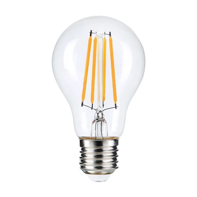 Светодиодная лампа WOLTA Filament, AC 220-240В, 50/60 Гц, прозрачное стекло,  "Груша",  A60, E27, 15 Вт, 1350 лм, 4000 К, 1/10/100