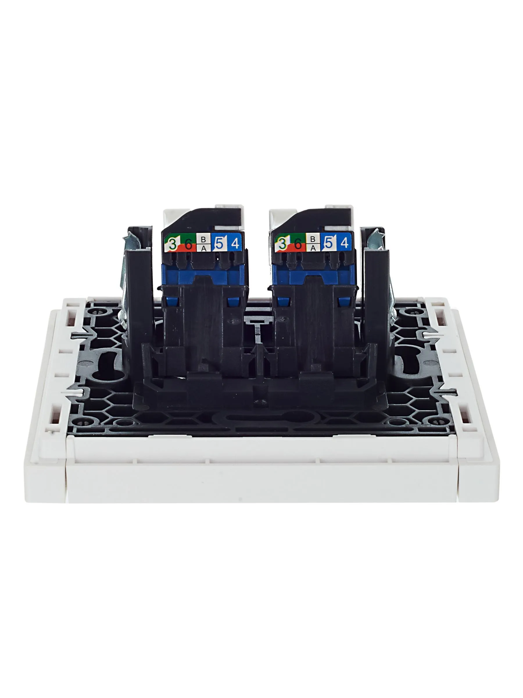 FORTE&PIANO Розетка компьютерная двойная RJ45 кат.6 FP234 белый IEK - Фото 3