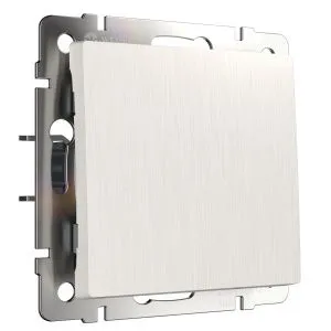 Выключатель одноклавишный (перламутровый рифленый) Werkel W1110013