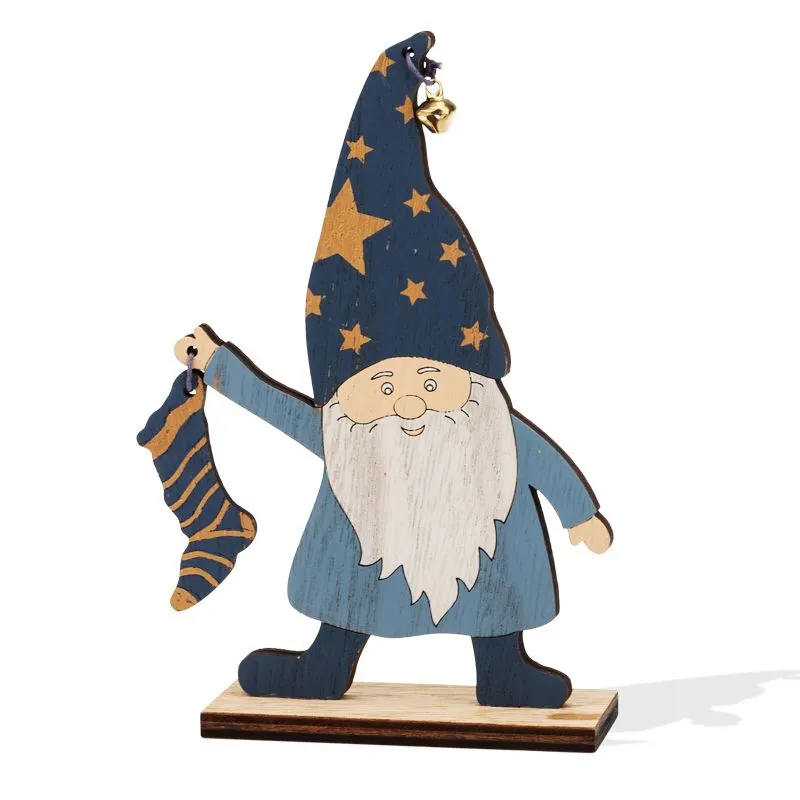 Деревянная фигурка Гном с носком 15х4х17 см NEON-NIGHT