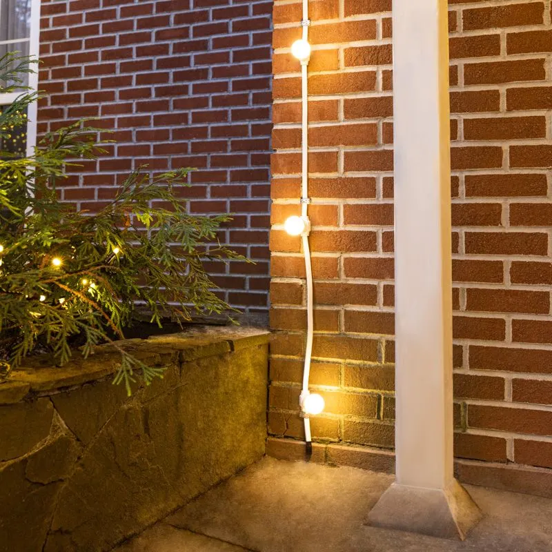 Belt-Light  2 жилы шаг 20 см, 500 патронов, Е27, белый провод,  влагостойкая IP65 - Фото 2