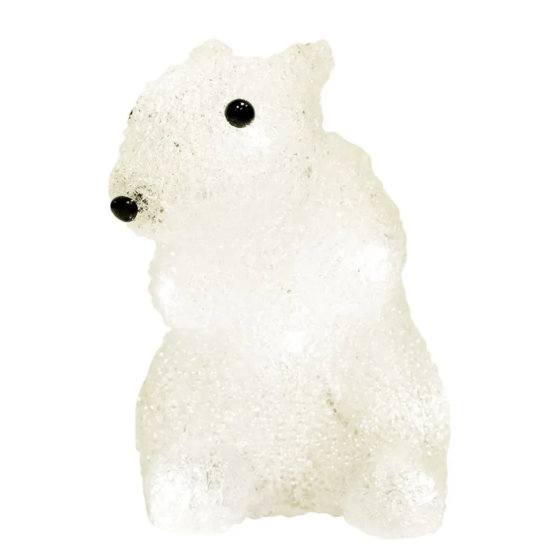 Акриловая светодиодная фигура Белка 17,5х12х18 см, 4,5 В, 3 батарейки AAA (не входят в комплект), 12 светодиодов NEON-NIGHT - Фото 3