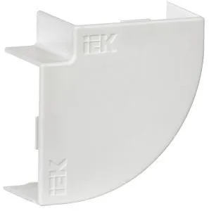 ELECOR Поворот на 90град КМП 80х40 белый (4шт/компл) IEK CKMP10D-P-080-040-K01-R