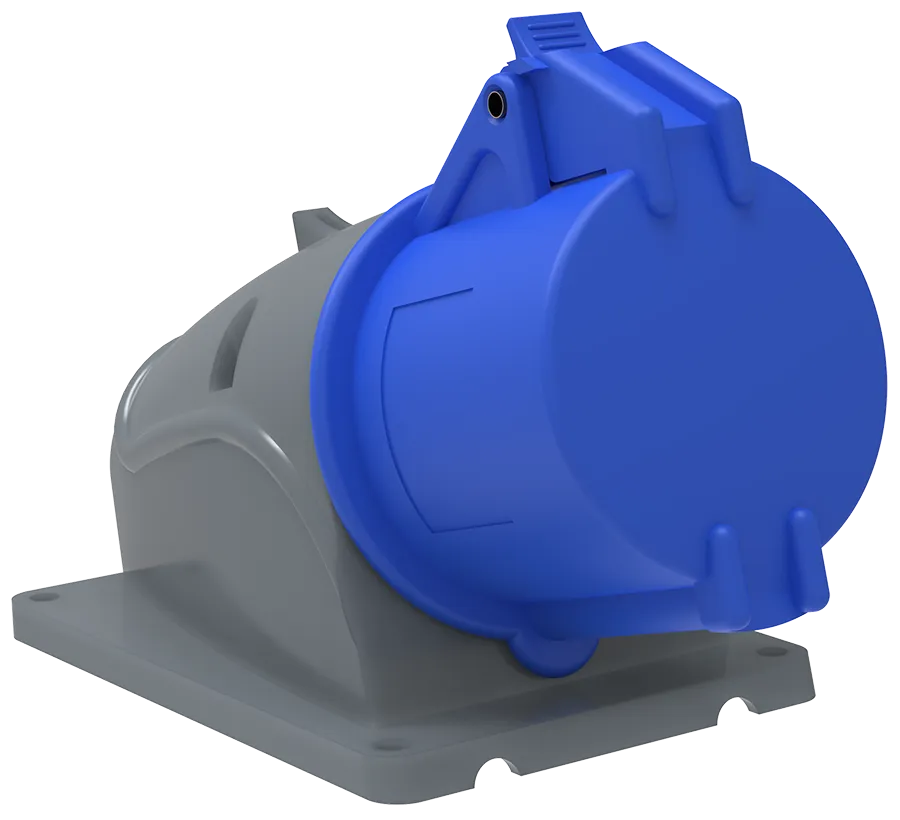 MAGNUM Розетка стационарная ССИ-123 32А-6ч/200-250В 2P+PE IP44 IEK