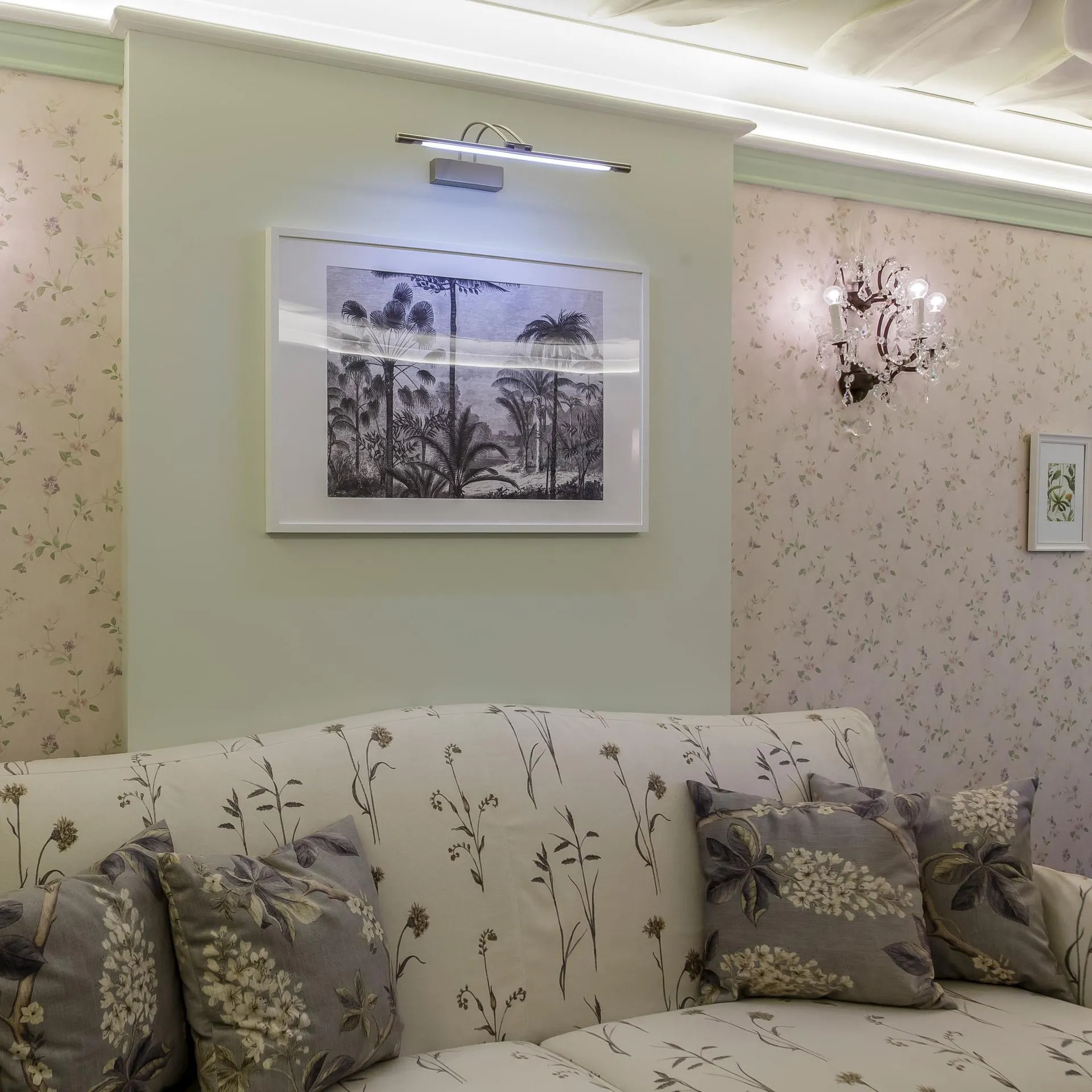 Светильник светодиодный настенный Simple LED MRL LED 10W 1011 IP20  никель Elektrostandard - Фото 3