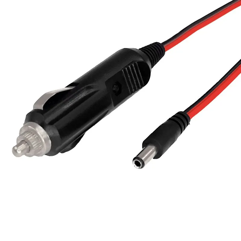 Автозарядка с индикатором (разъем 2.1х5.5) (АЗУ) шнур прямой 1.5 м REXANT 16-0231