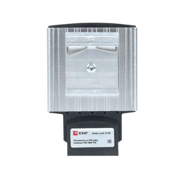 Обогреватель на DIN-рейку клеммный 15Вт 230В IP20 EKF PROxima