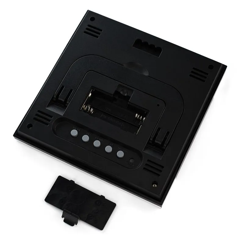 Метеостанция комнатная с алюминиевой рамкой REXANT - Фото 4