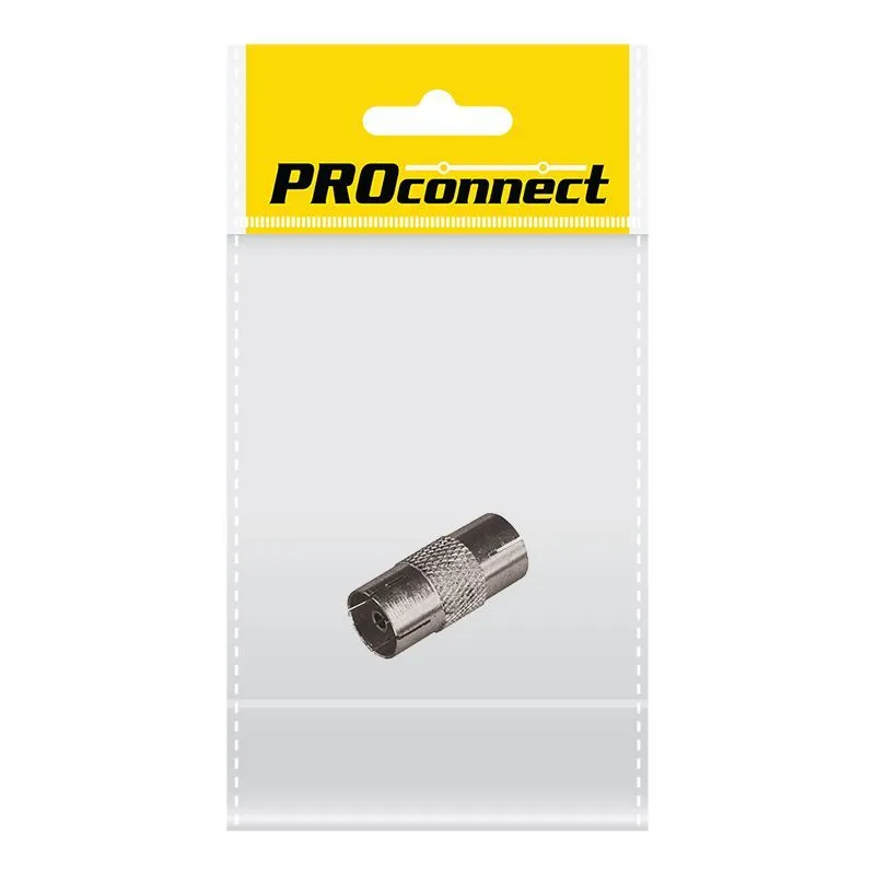 Переходник антенный, (гнездо TV - гнездо TV), (1шт) (пакет) PROconnect 05-2301-4-7