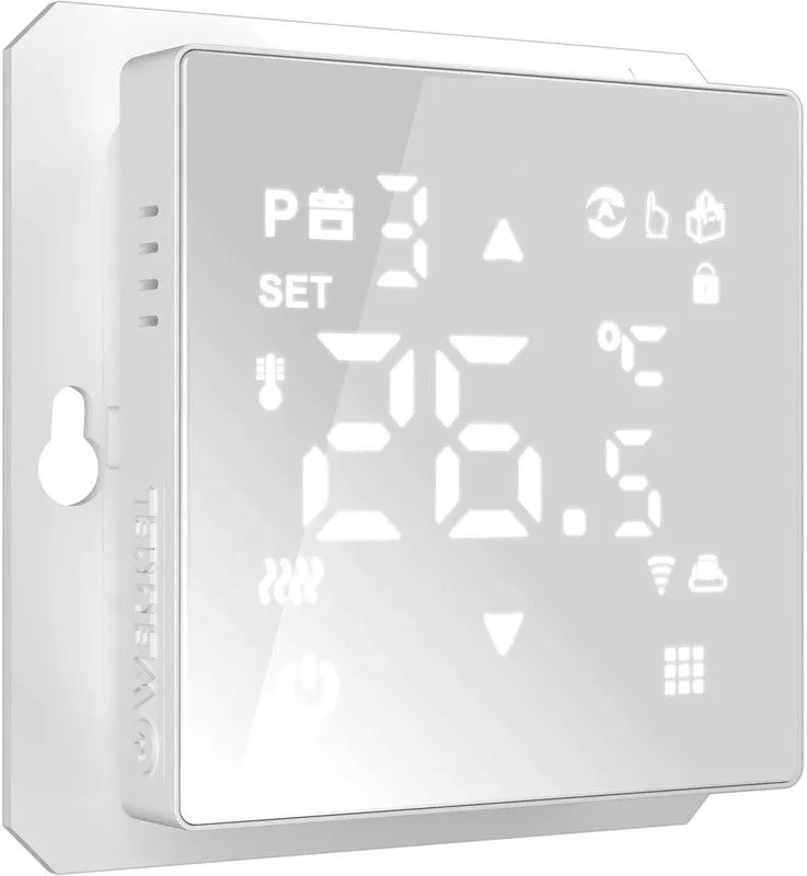 Сенсорный терморегулятор для теплого пола Wi-Fi (белый) Werkel