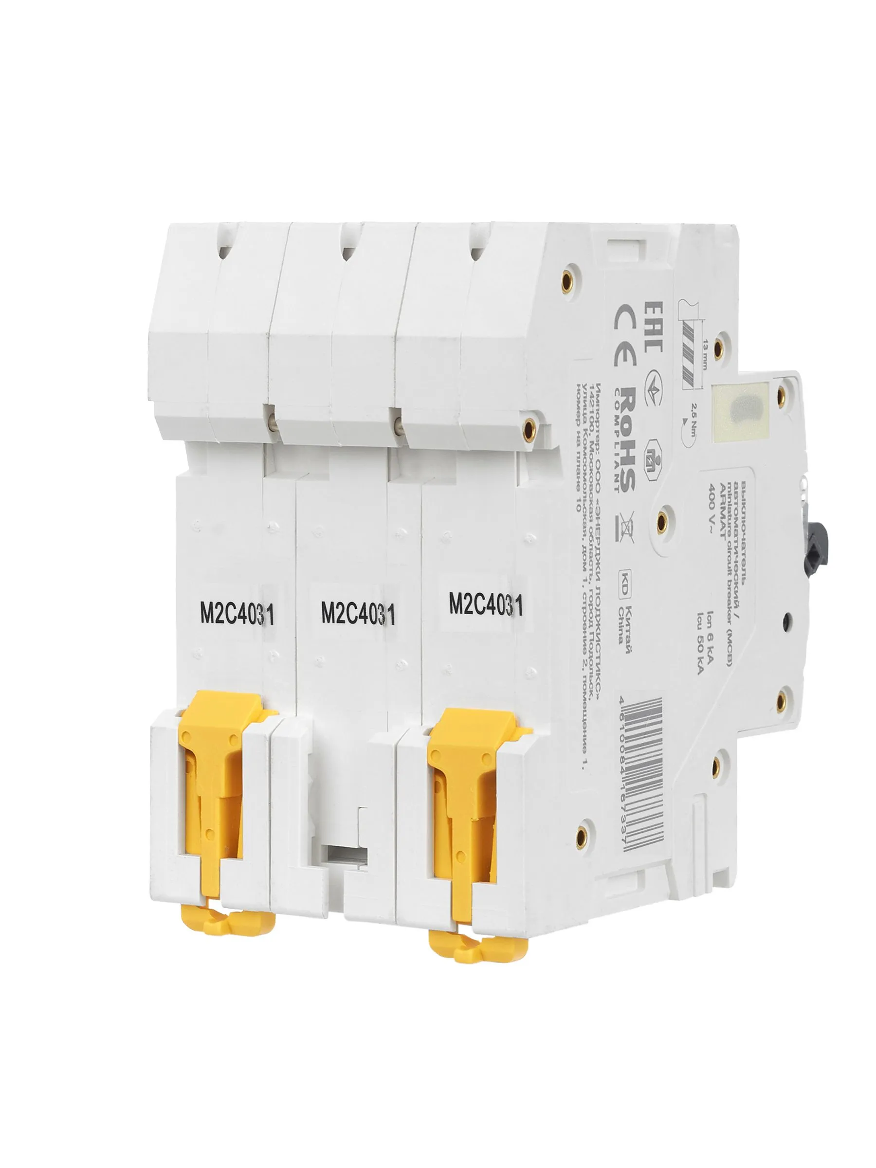 ARMAT Автоматический выключатель M10N 3P C 40А IEK - Фото 2