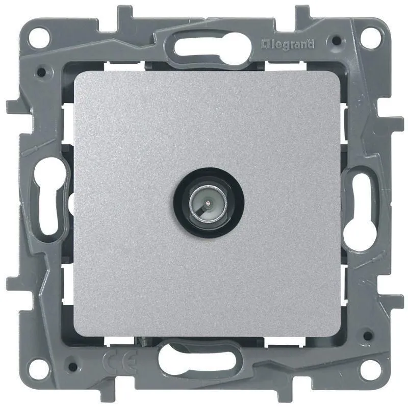 ETIKA Розетка TV тип звезда алюминий