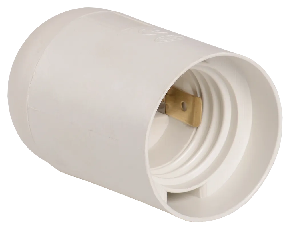 Патрон подвесной Ппл27-04-К02 пластик Е27 белый (индивидуальный пакет) IEK