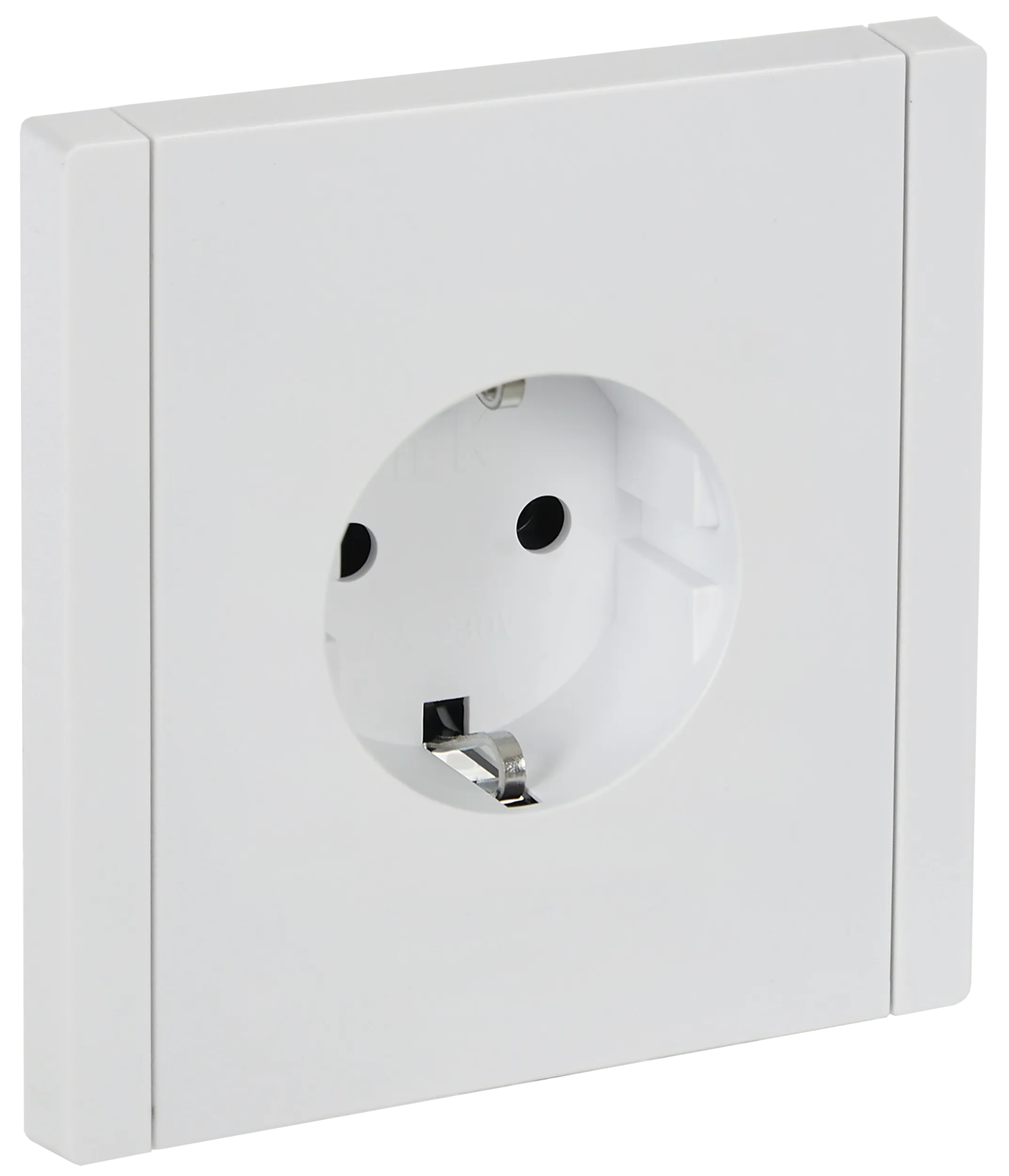 FORTE&PIANO Розетка 1-местная с заземлением без защитных шторок винтовое крепление 16А FP216 белый IEK