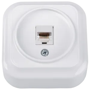 Розетка компьютерная открытой установки РК18-5111 9216BY