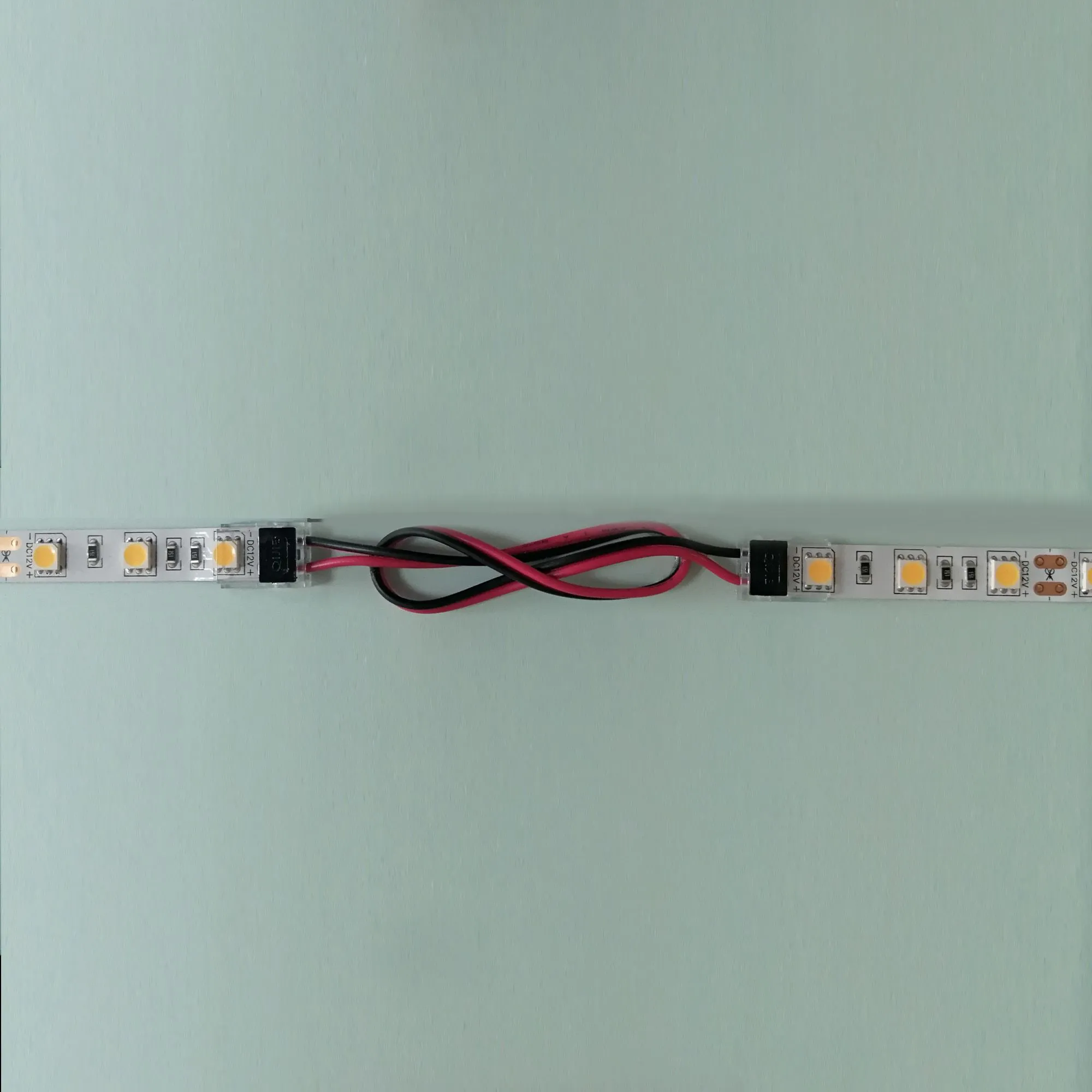 Комплект коннекторов лента-провод для одноцветной светодиодной ленты 12-24В, шириной 8-10мм, 2 иглы, - Фото 2