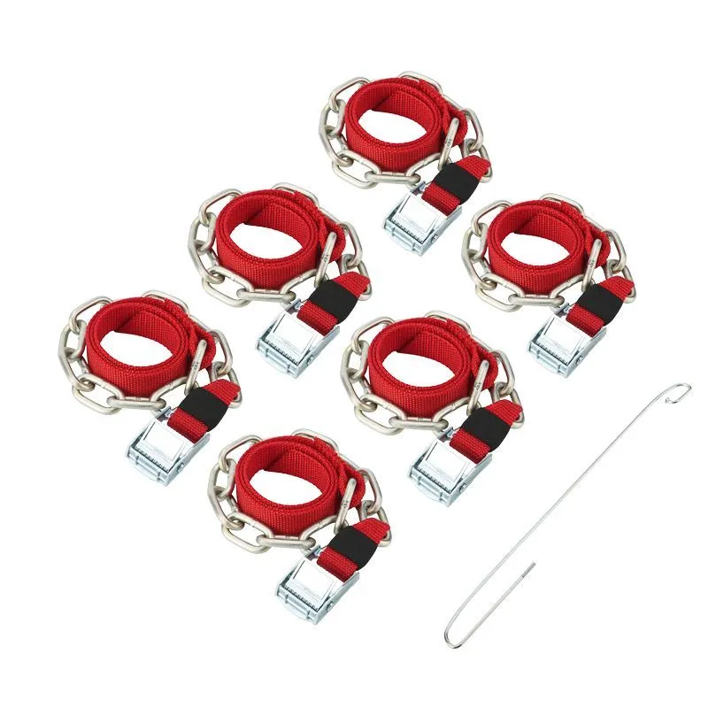 Цепи (браслеты) противоскольжения для кроссоверов, однорядные, 6 шт. REXANT 07-7025-1