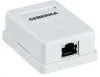 Розетка информационная настенная RJ45 кат.5E FTP 1 порт GENERICA CS2-1C5EF-12-G