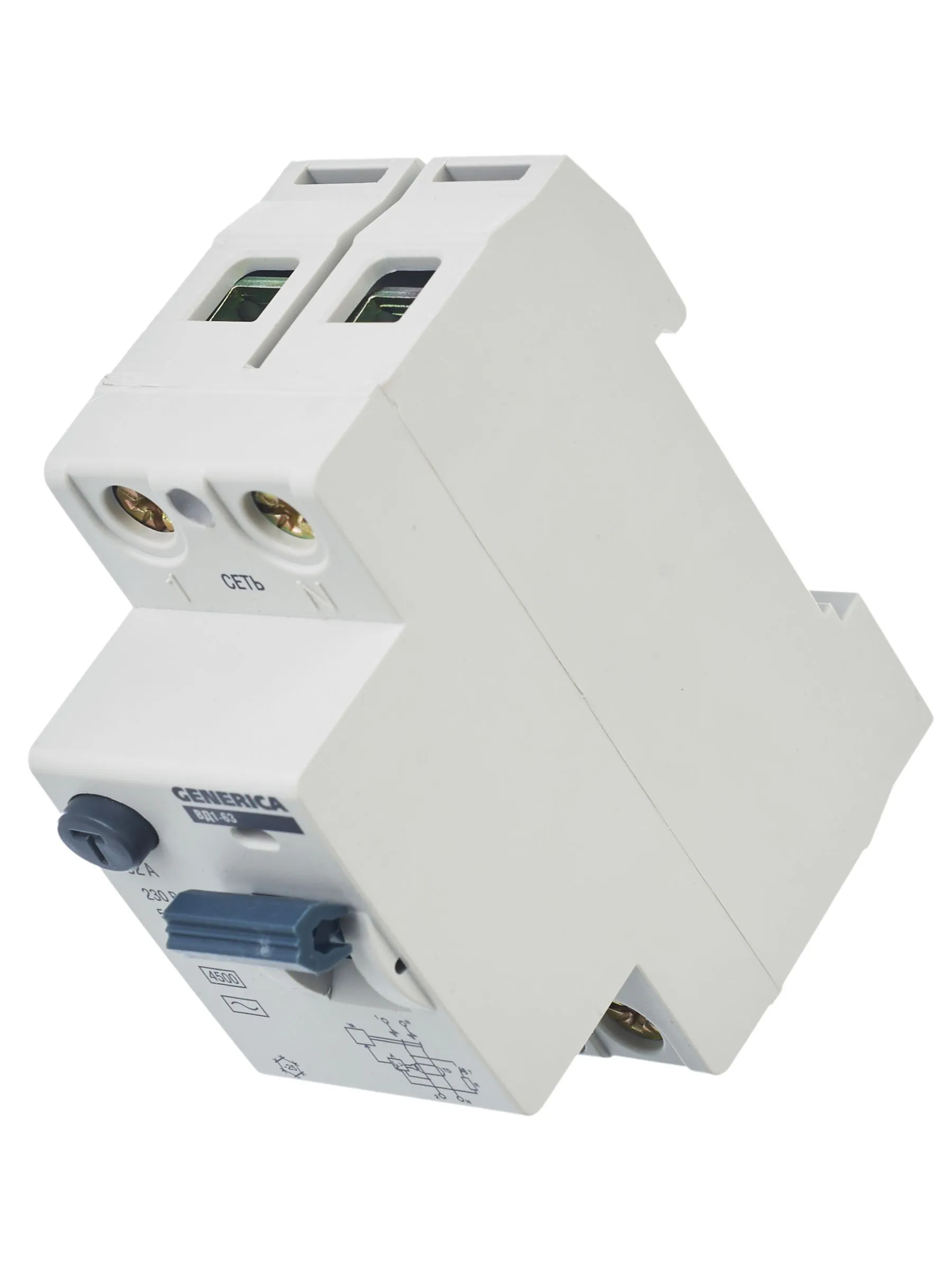 Выключатель дифференциальный (УЗО) ВД1-63 2Р 32А 300мА GENERICA - Фото 5